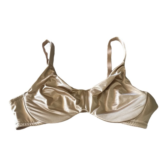 Soma Women’s Bra 40C Sensuous Sides Minimizer 1" Beige Unlined Underwire Smooth - Picture 3 of 4